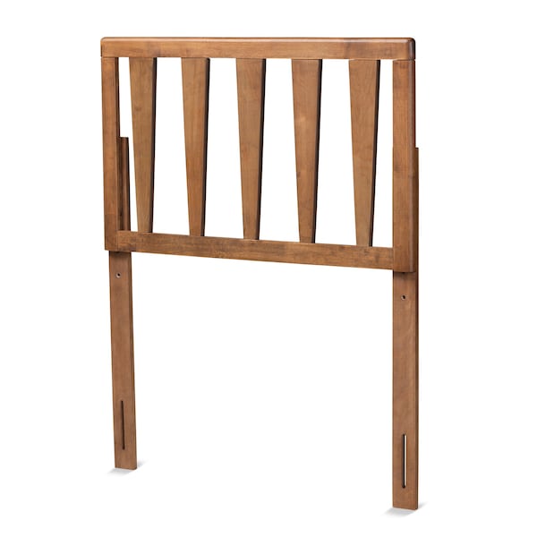 Baxton Studio Duncan Modern and Contemporary Ash Walnut Finished Wood Twin Size Headboard 181-11100-Zoro - main